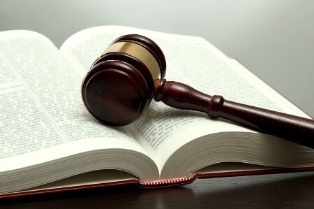 law book with gavel