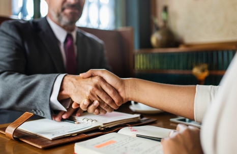 people shaking hands