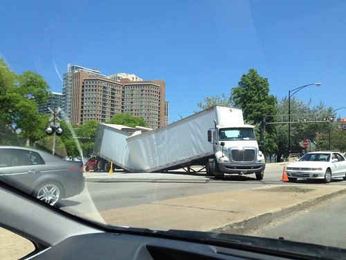 truck after an accident