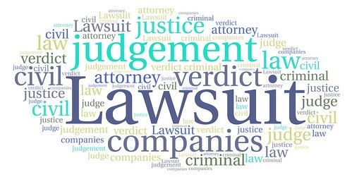 Infographic showcasing legal jargon