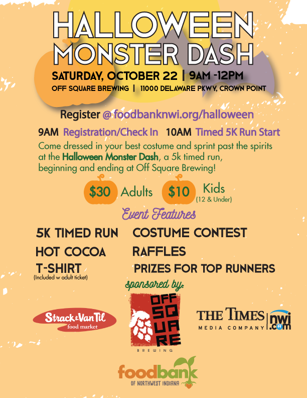 Halloween Monster Dash Flyer