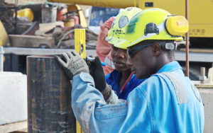 Picture of workers at construction site